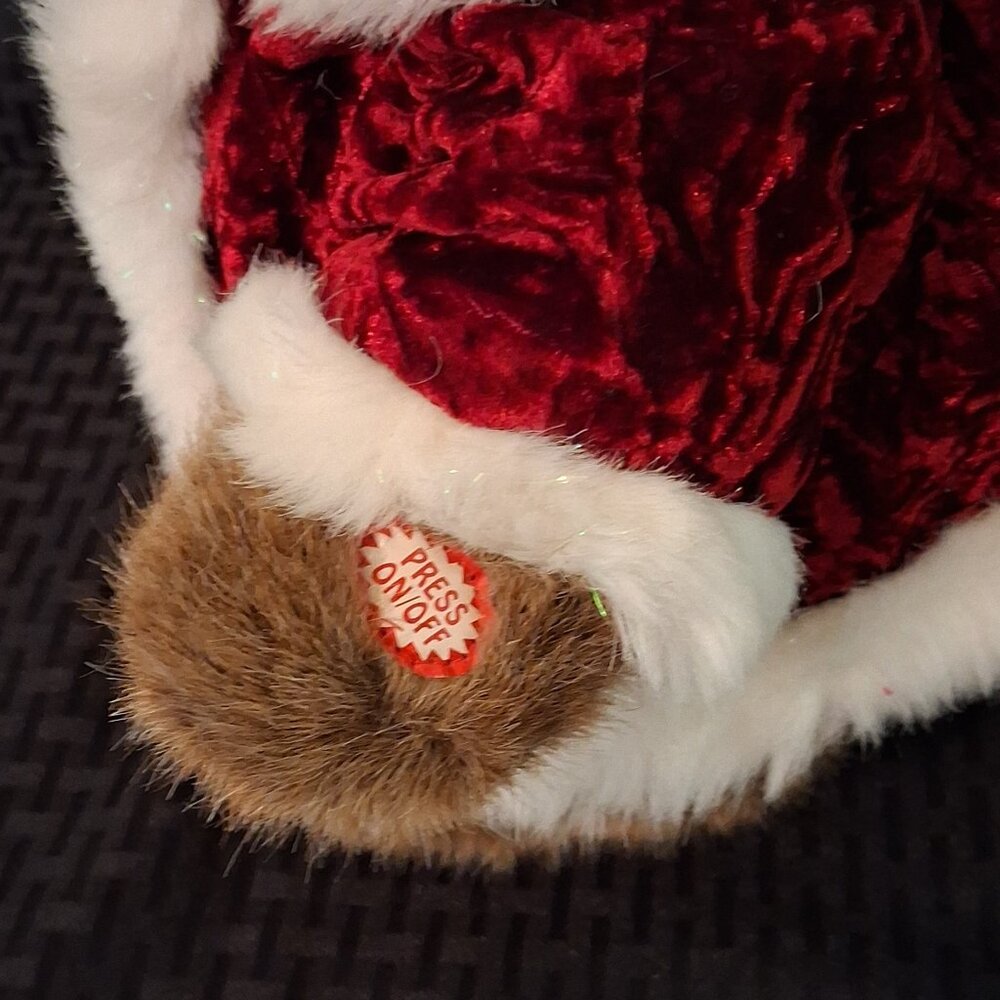 Dan Dee Teddy Bear with Top Hat Singing Lot Like Christmas See Video - Picture 9 of 13